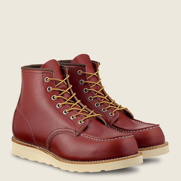 レッド ウィング(Red Wing) Classic Moc - 6インチレザー ブーツ メンズ Oro Russet JP57198